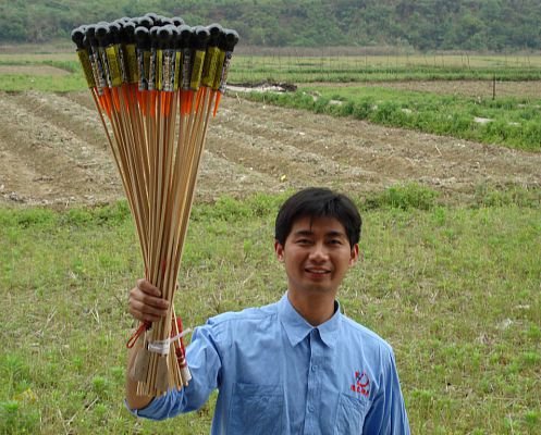 В Китае изобрели экологический "фейерверк" 